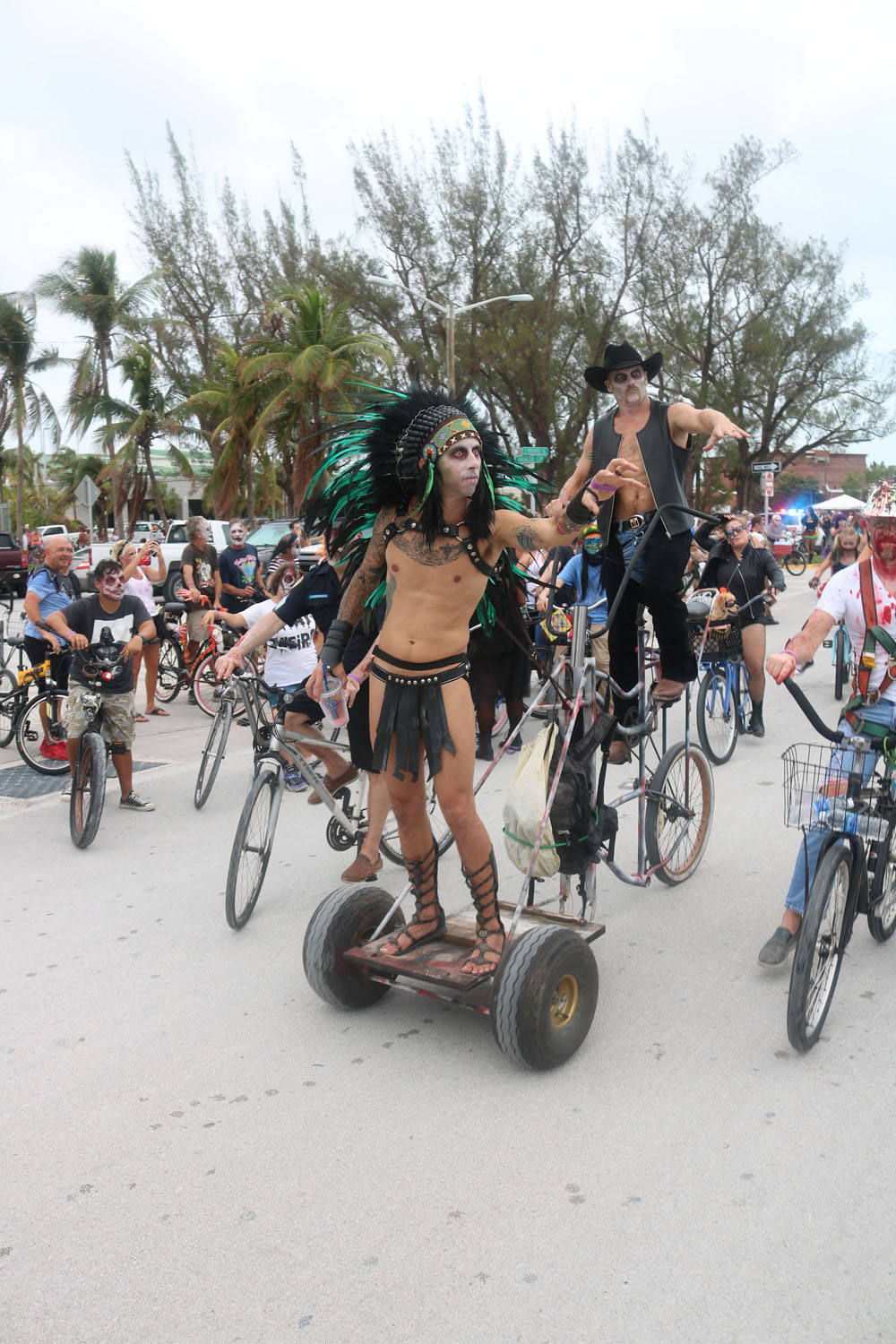 Zombie Bike Ride 2017 photo - Duval Street, Key West